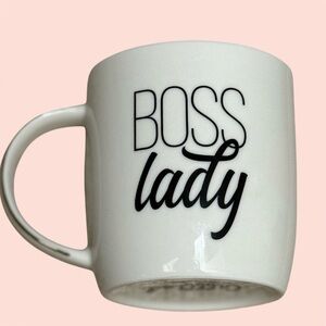 Boss Lady coffee mug with beautiful golden details, NEW